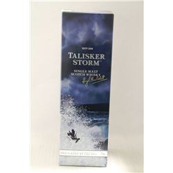 750ML BOTTLE OF TALISKER STORM SINGLE MALT SCOTCH