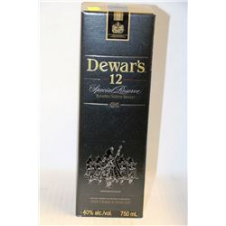 750ML BOTTLE OF DEWAR'S SPECIAL RESERVE BLENDED