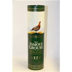 750ML BOTTLE OF THE FAMOUS GROUSE 100% BLENDED
