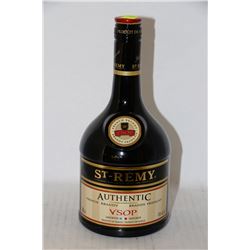 750ML BOTTLE OF ST-REMY AUTHENTIC FRENCH BRANDY