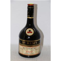 750ML BOTTLE OF ST-REMY AUTHENTIC FRENCH BRANDY