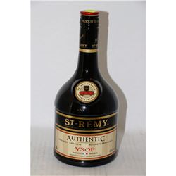750ML BOTTLE OF ST-REMY AUTHENTIC FRENCH BRANDY
