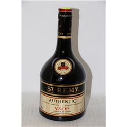 750ML BOTTLE OF ST-REMY AUTHENTIC FRENCH BRANDY