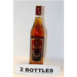 2 BOTTLES OF DUJARDIN FINE V.S.O.P BRANDY