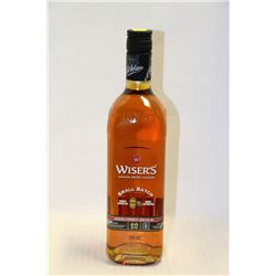 750ML BOTTLE OF WISER'S CANADIAN WHISKY