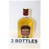 Image 1 : 3 BOTTLES OF GRANT'S BLENDED SCOTCH WHISKY