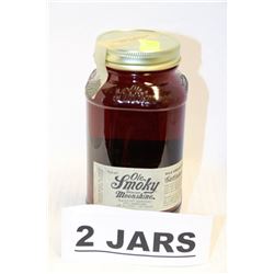 2 JARS OF OLE SMOKY BLACKBERRY MOONSHINE