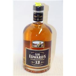 750ML BOTTLE OF SIR EDWARDS BLENDED SCOTCH WHISKY