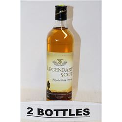 2 BOTTLES OF LEGENDARY SCOT BLENDED SCOTCH WHISKY