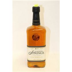 750ML BOTTLE OF ALBERTA SPRINGS CANADIAN RYE