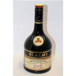 750ML BOTTLE OF ST-REMY AUTHENTIC FRENCH BRANDY