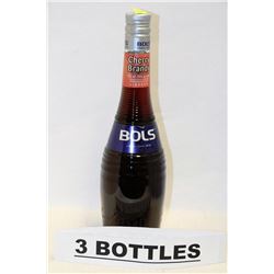 3 BOTTLES OF BOLS CHERRY BRANDY