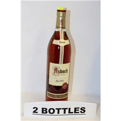 2 BOTTLES OF ASBACH URALT FINE OLD BRANDY