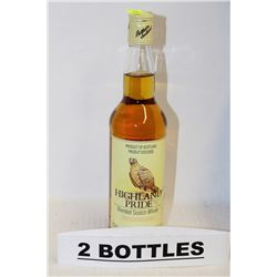 2 BOTTLES OF HIGHLAND PRIDE BLENDED SCOTCH WHISKY