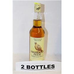 2 BOTTLES OF HIGHLAND PRIDE BLENDED SCOTCH WHISKY