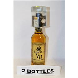 2 BOTTLES OF PREMIUM SEAGRAM'S VO CANADIAN WHISKY