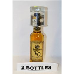 2 BOTTLES OF PREMIUM SEAGRAM'S VO CANADIAN WHISKY