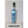 Image 1 : 4 BOTTLES OF OCEANS ORGANIC VODKA