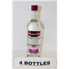 Image 1 : 4 BOTTLES OF MARK ONE RASPBERRY FLAVOURED VODKA