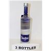 Image 1 : 3 BOTTLES OF THREE OLIVES VODKA
