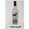 Image 1 : 3 BOTTLES OF THREE OLIVES ROOT BEER FLAVOURED