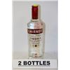 Image 1 : 2 BOTTLES OF SMIRNOFF TRIPLE DISTILLED VODKA