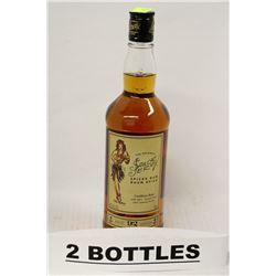 2 BOTTLES OF SAILOR JERRY SPICED RUM