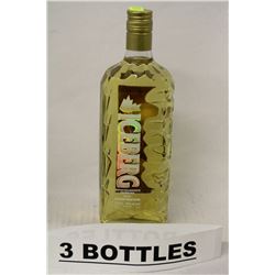 3 BOTTLES OF ICEBERG GOLD RUM