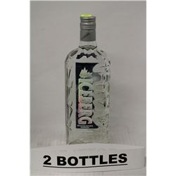 2 BOTTLES OF ICEBERGSILVER RUM