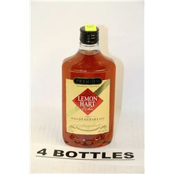 4 BOTTLES OF LEMON HART ORIGINAL RUM