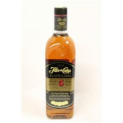 1L BOTTLE OF FLOR DE CANA BLACK LABEL RUM
