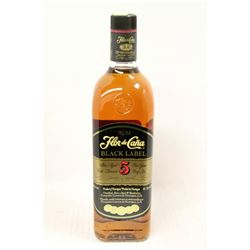 1L BOTTLE OF FLOR DE CANA BLACK LABEL RUM
