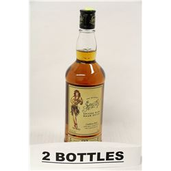 2 BOTTLES OF SAILOR JERRY SPICED RUM