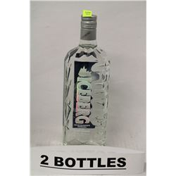 2 BOTTLES OF ICEBERG SILVER RUM