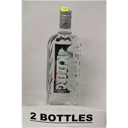 2 BOTTLES OF ICEBERG SILVER RUM