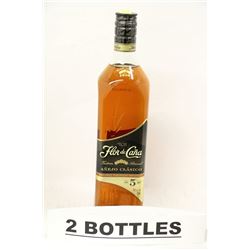 2 BOTTLES OF FLOR DE CANA ANEJO CLASICO RUM