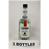 Image 1 : 3 BOTTLES OF LAMB'S WHITE RUM