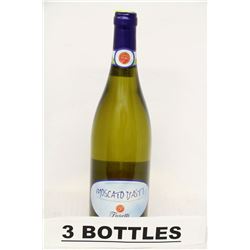 3 BOTTLES OF FIORETTI MOSCATO D'ASTI WHITE WINE