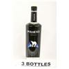 Image 1 : 3 BOTTLES OF POLAR ICE QUADRUPLE DISTILLED VODKA