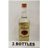 Image 1 : 3 BOTTLES OF TITO'S HANDMADE VODKA