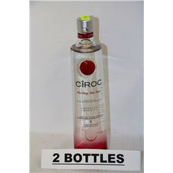 2 BOTTLES OF CIROC RED BERRY IMPORTED SPIRIT DRINK