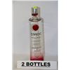 Image 1 : 2 BOTTLES OF CIROC RED BERRY IMPORTED SPIRIT DRINK
