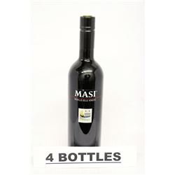 4 BOTTLES OF MASI MODELLO DELLE VENEZIE RED WINE
