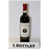 Image 1 : 3 BOTTLES OF NIPOZZANO CHIANTI RUFINA RED WINE