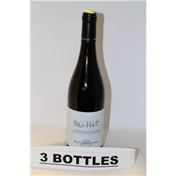 3 BOTTLES OF BILA-HAUT 2012 RED WINE