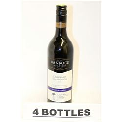 4 BOTTLES OF BANROCK STATION CABERNET SAUVIGNON
