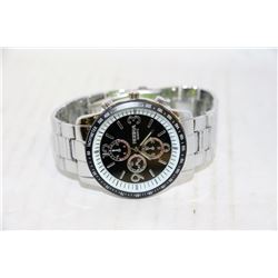 NEW MENS STAINLESS STEEL WATCH