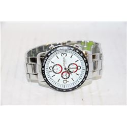 NEW MENS STAINLESS STEEL WATCH