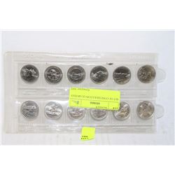 SET OF CONFEDERATION QUARTERS