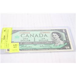 PAIR OF 1967 CANADIAN $1 BANK NOTES